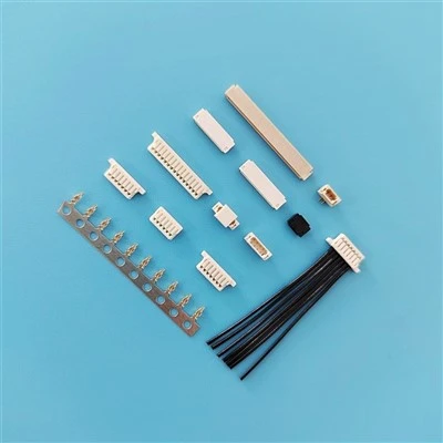Gantikan JST SUHR-02V-S/SUHR-03V-S/SUHR-04V-S/SUHR-05V-S/SUHR-06V-S/SUHR{{21} }07V-S/SUHR-08V-S/SUHR-09V-S/SUHR-10V-S/SUHR-12V-S/SUHR-14V-S/SUHR-16V-S/SUHR-18V-S/SUHR-20V-S 0.80mm , Perumahan IDC, Emas, Connecto terkecil